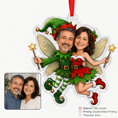 Custome Photo Couple Tinkle Bell