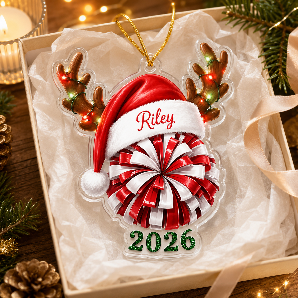 Christmas Sports 2026 Cheerleading Acrylic