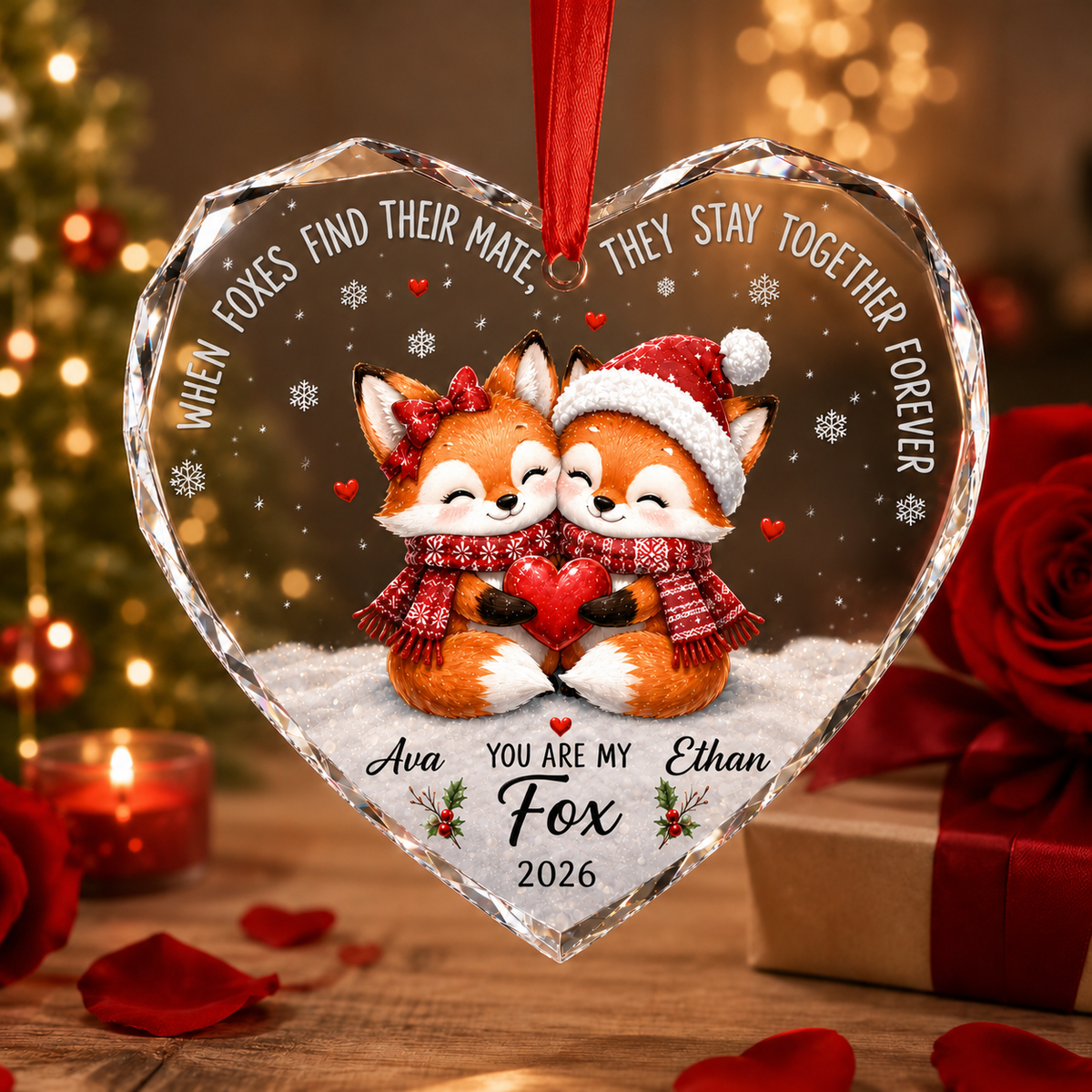 Custom Animal Couple Fox