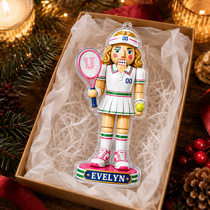 Sports Nutcracker Tennis Acrylic