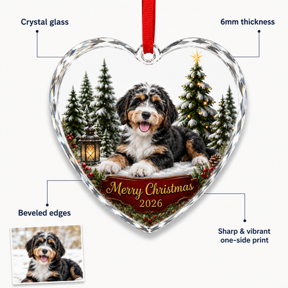 Custom Photo Dog Xmas Style 9