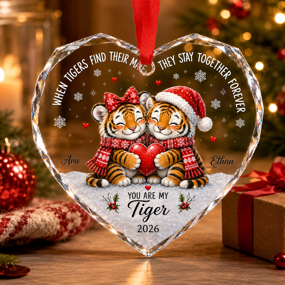 Custom Animal Couple Tiger