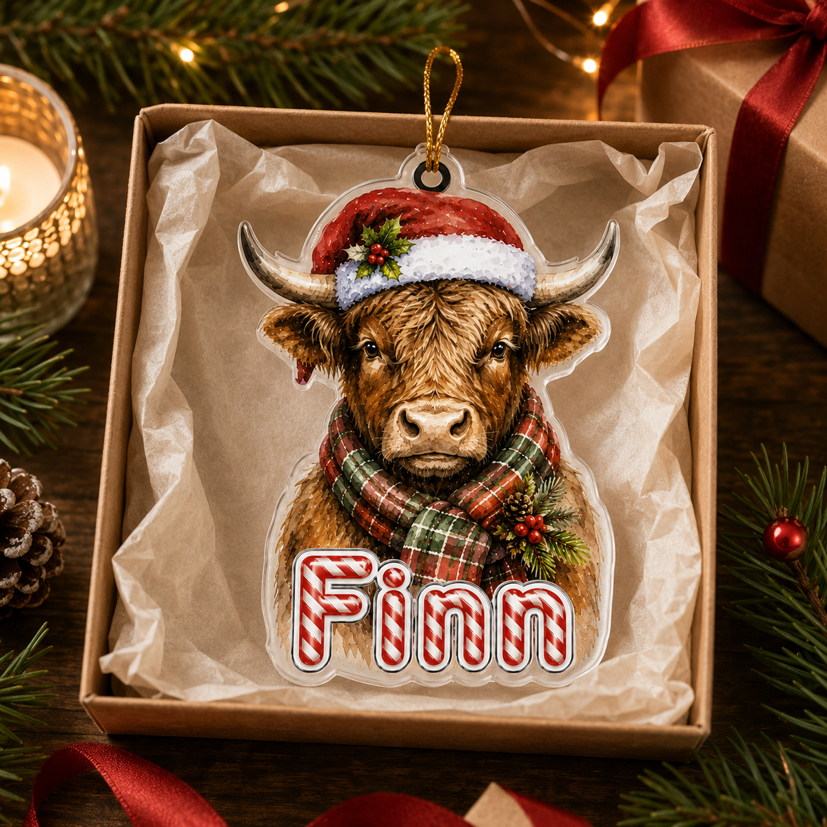 Christmas Farm Animal Bull