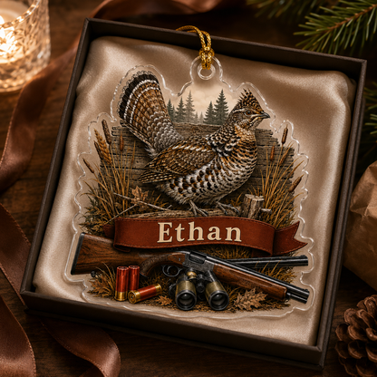 Animal Acrylic Ruffed Grouse