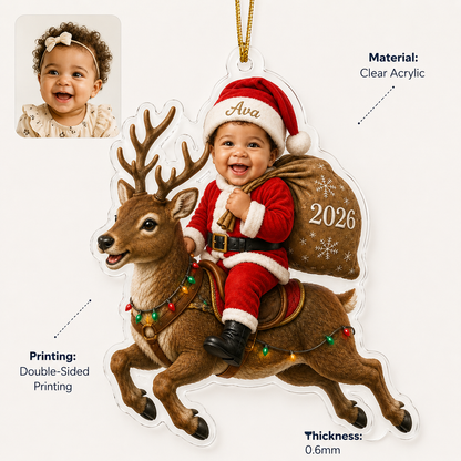 Custom Photo Baby Animal Reindeer