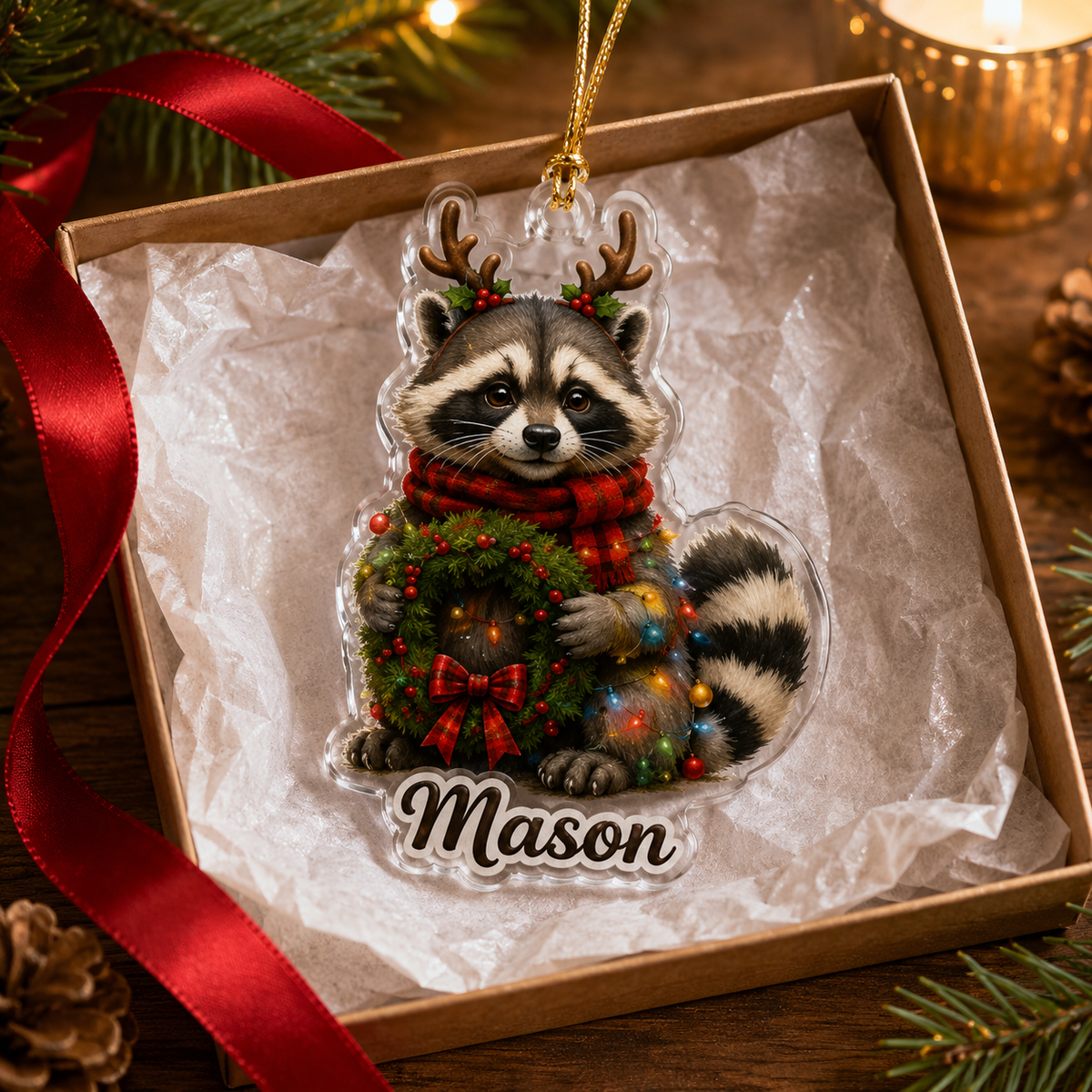 Christmas Animal Raccoon