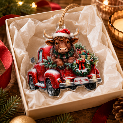 Christmas Farm Bull