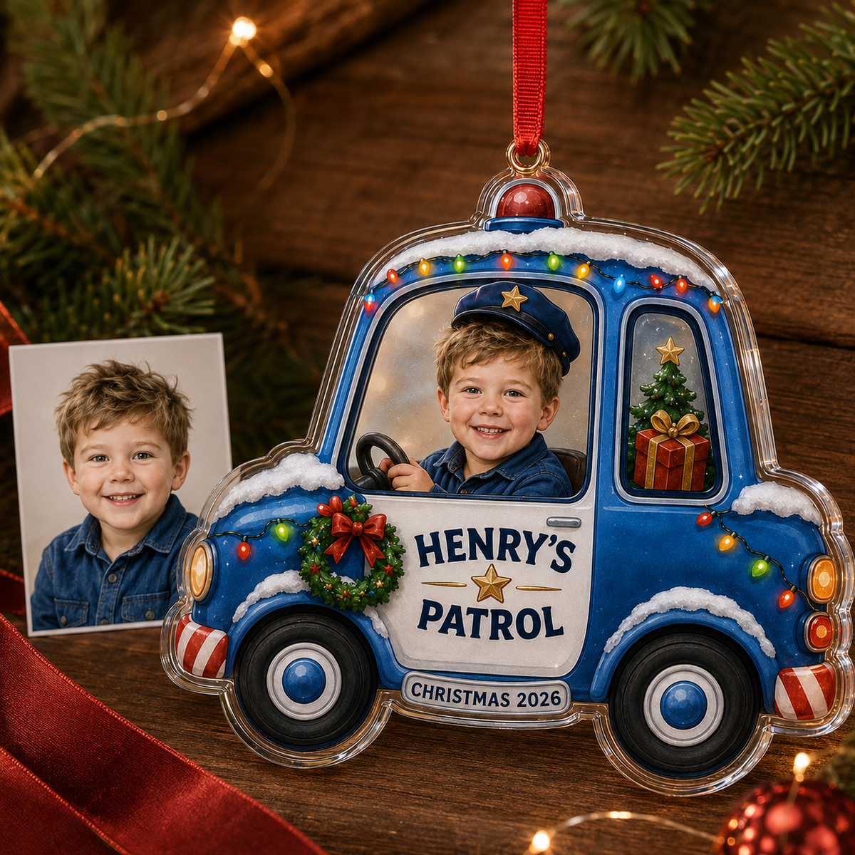 Photo Kids Patrol Car