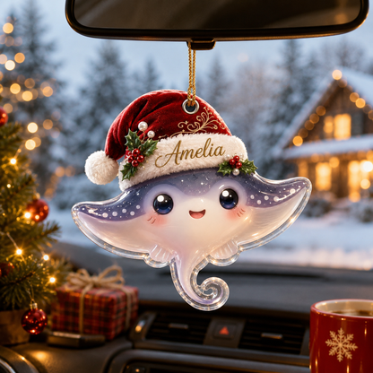 Animal With Santa Hat Stingray