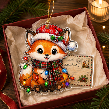 Animal With Christmas Led Fox