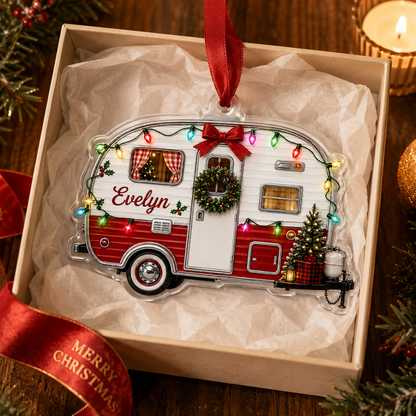Camping Personalize Acrylic Cute Mobile Home