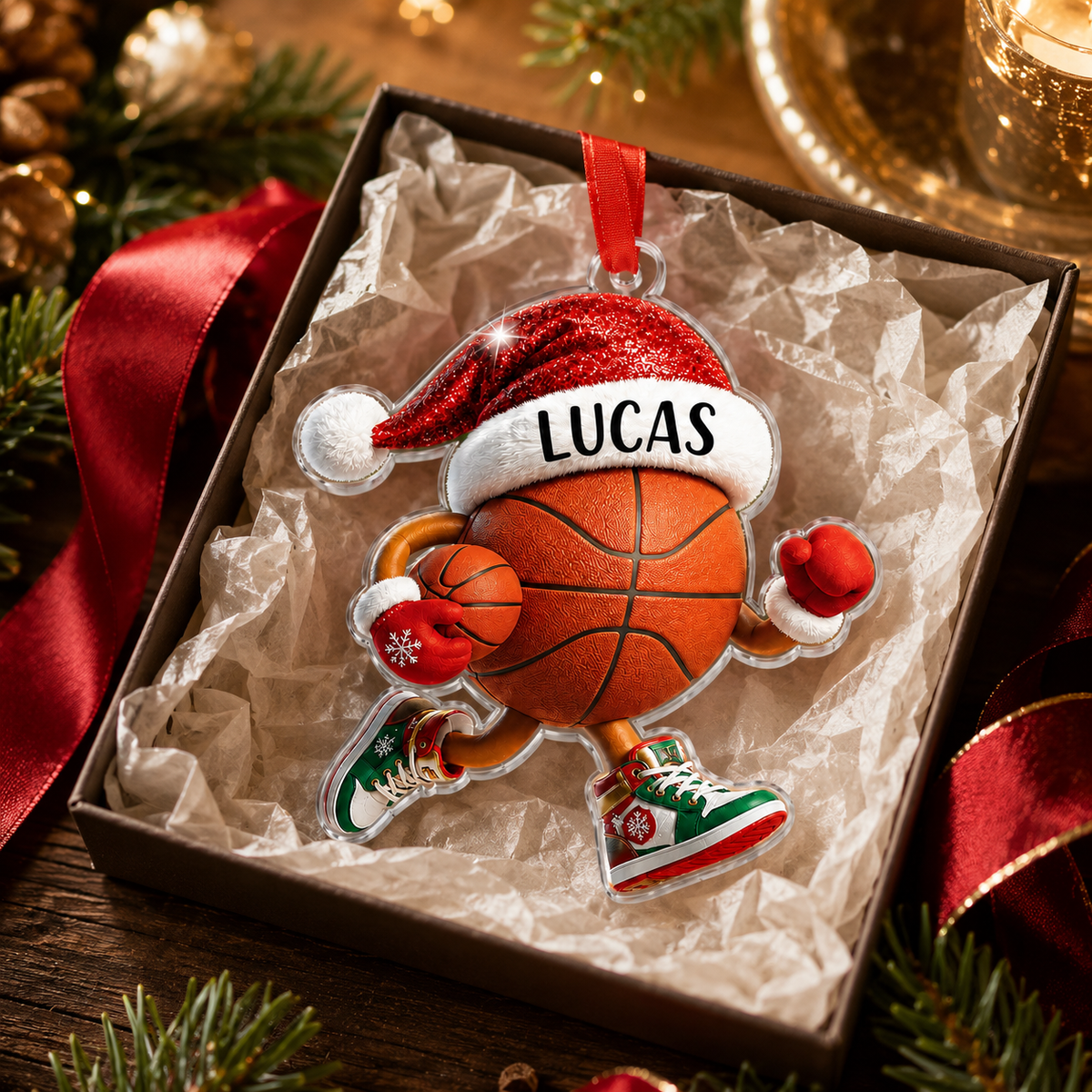 Sport Running Custome Name Acrylic Basketball