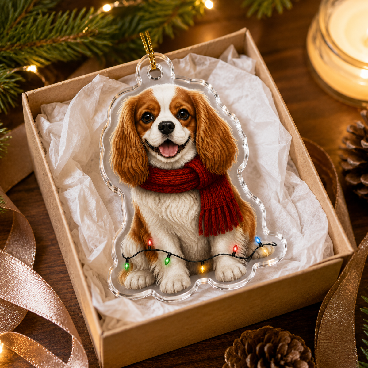 Dog Christmas Ledlight Spaniel