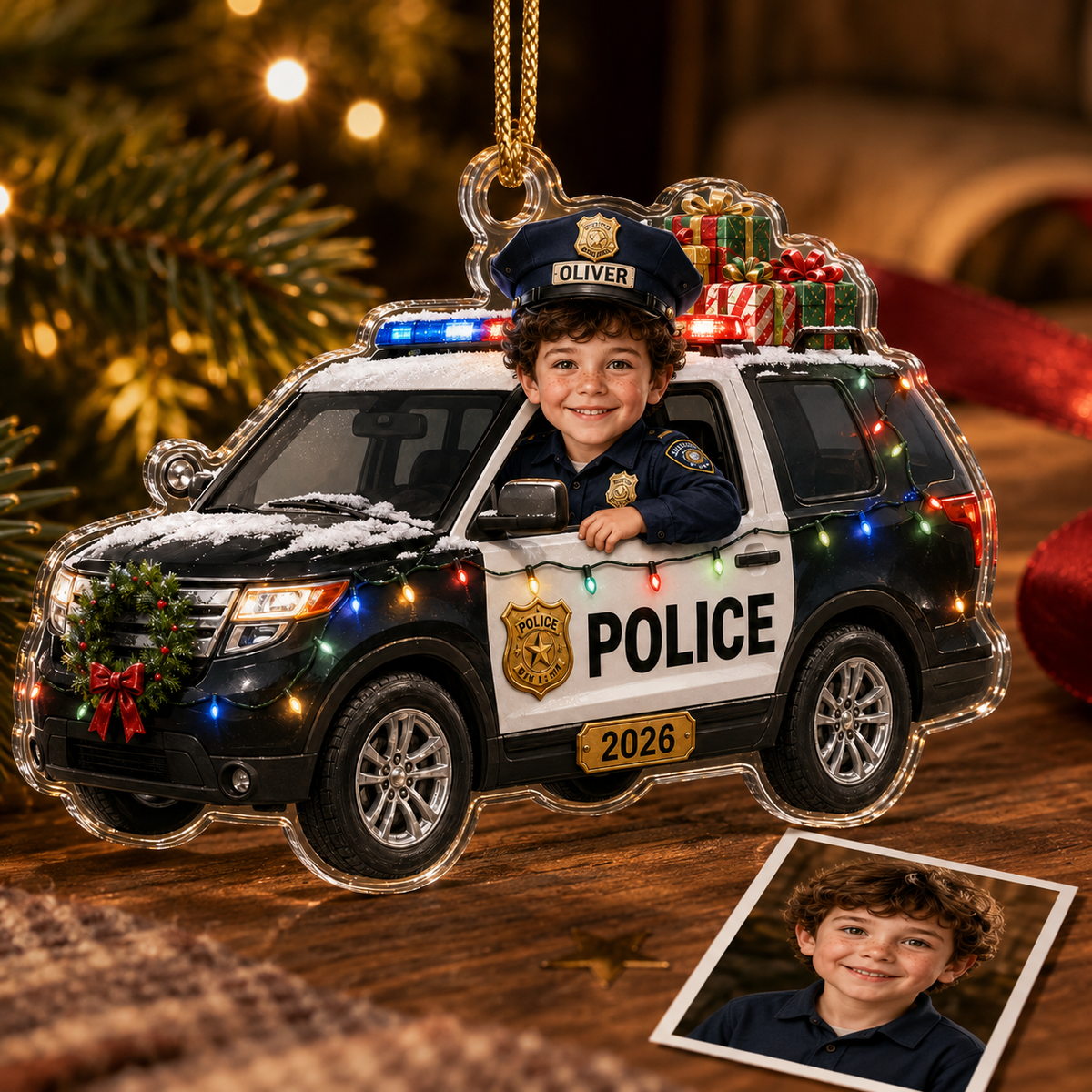 Photo Kids Police SUV
