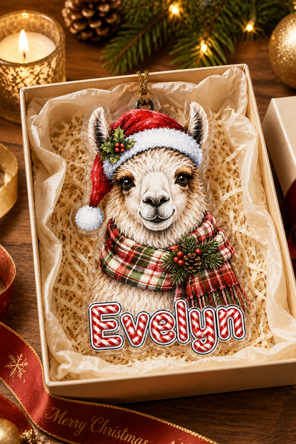 Christmas Farm Animal Llama