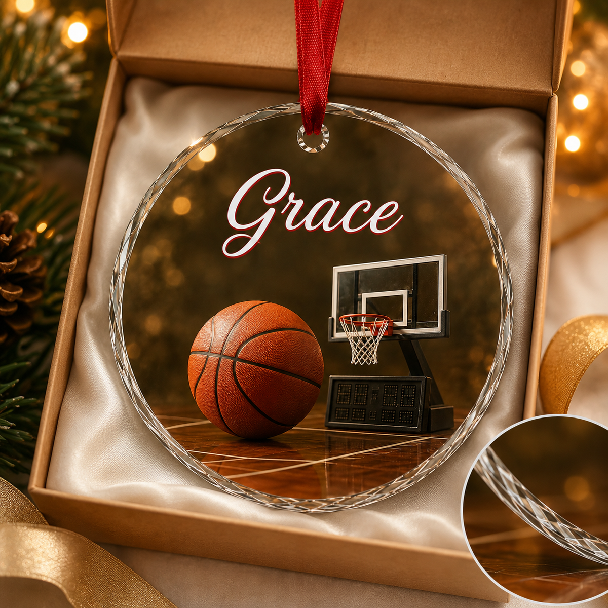 Sports Glass Basketball