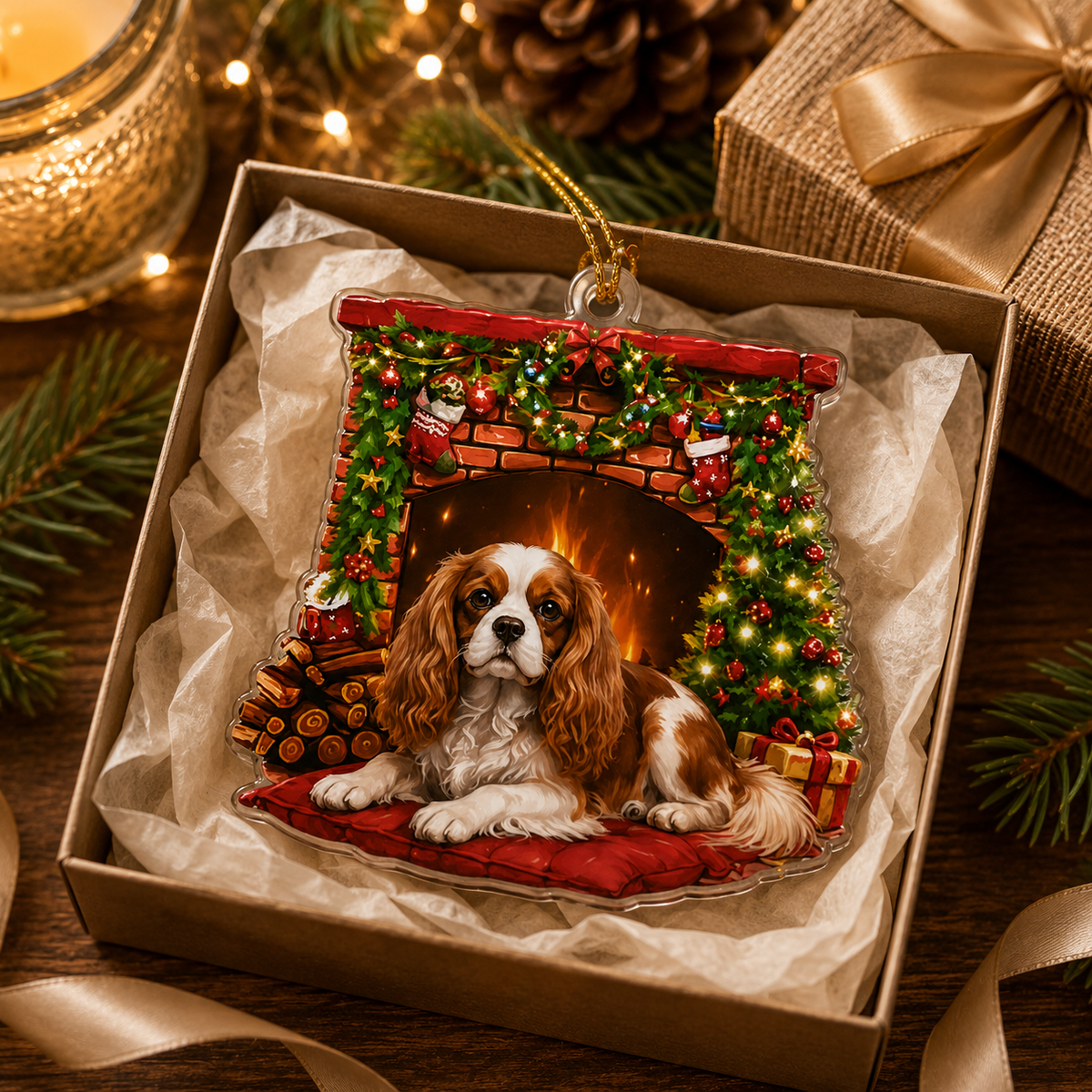 Dog Christmas Tree Spaniel