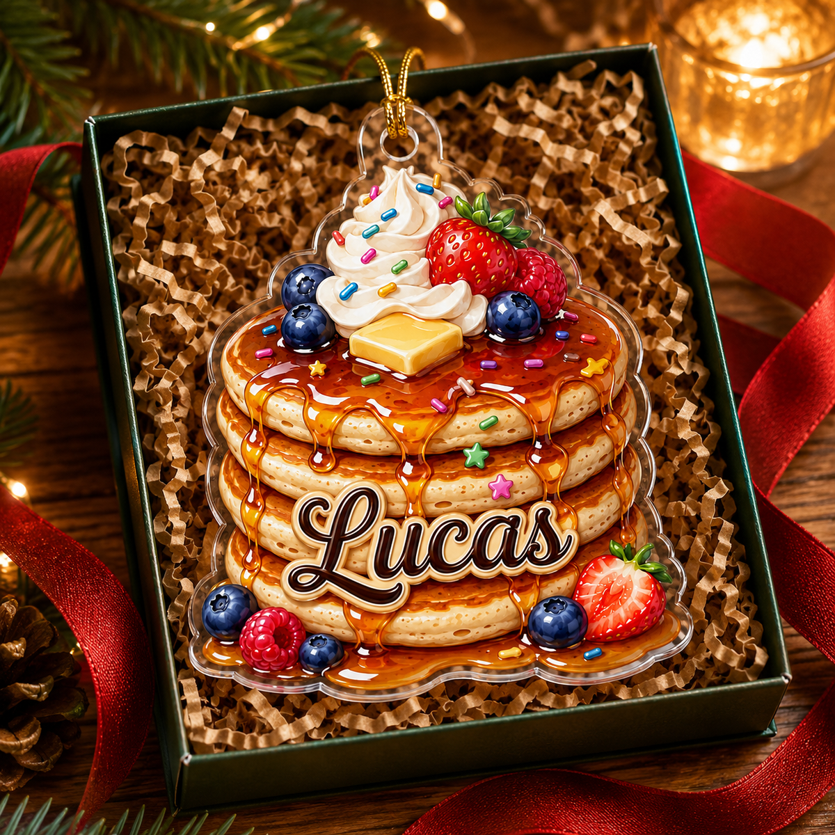 Custom Dessert Pancake Stack Acrylic