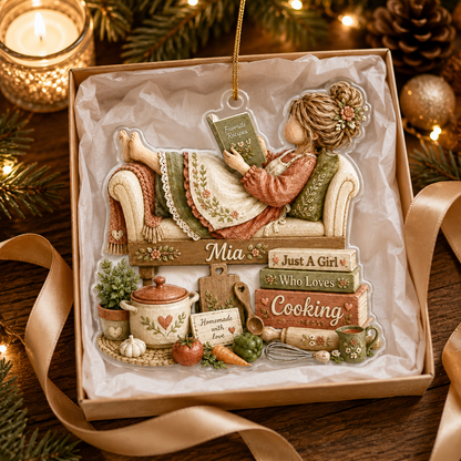 Personalized Just A Girl Hobby Cooking