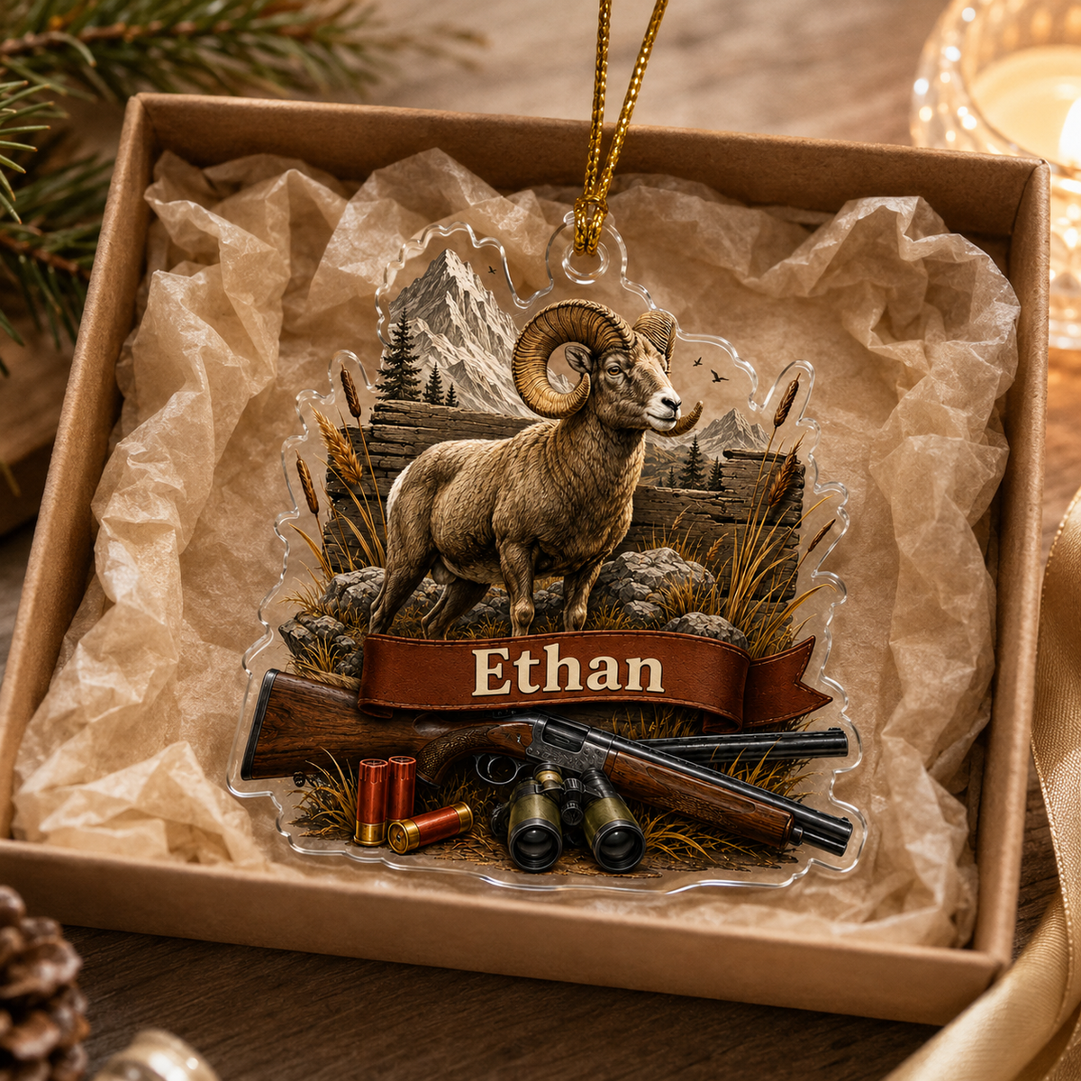 Animal Acrylic Bighorn Sheep