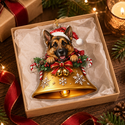 Dog Christmas Bell German Shepherd