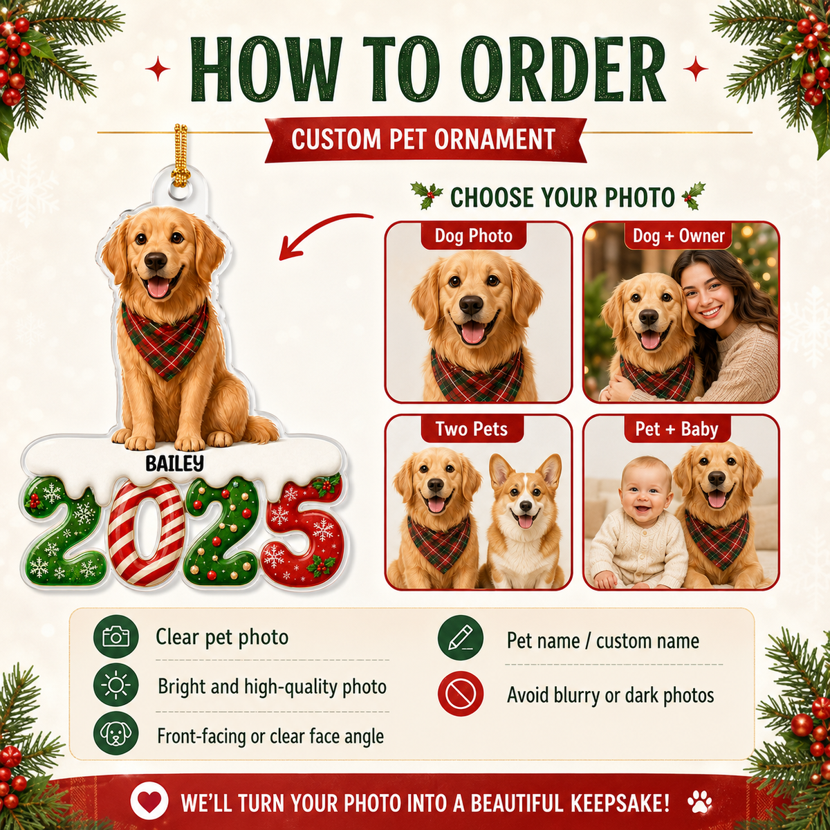 Custom Photo Dog For Dog Lover Style 8