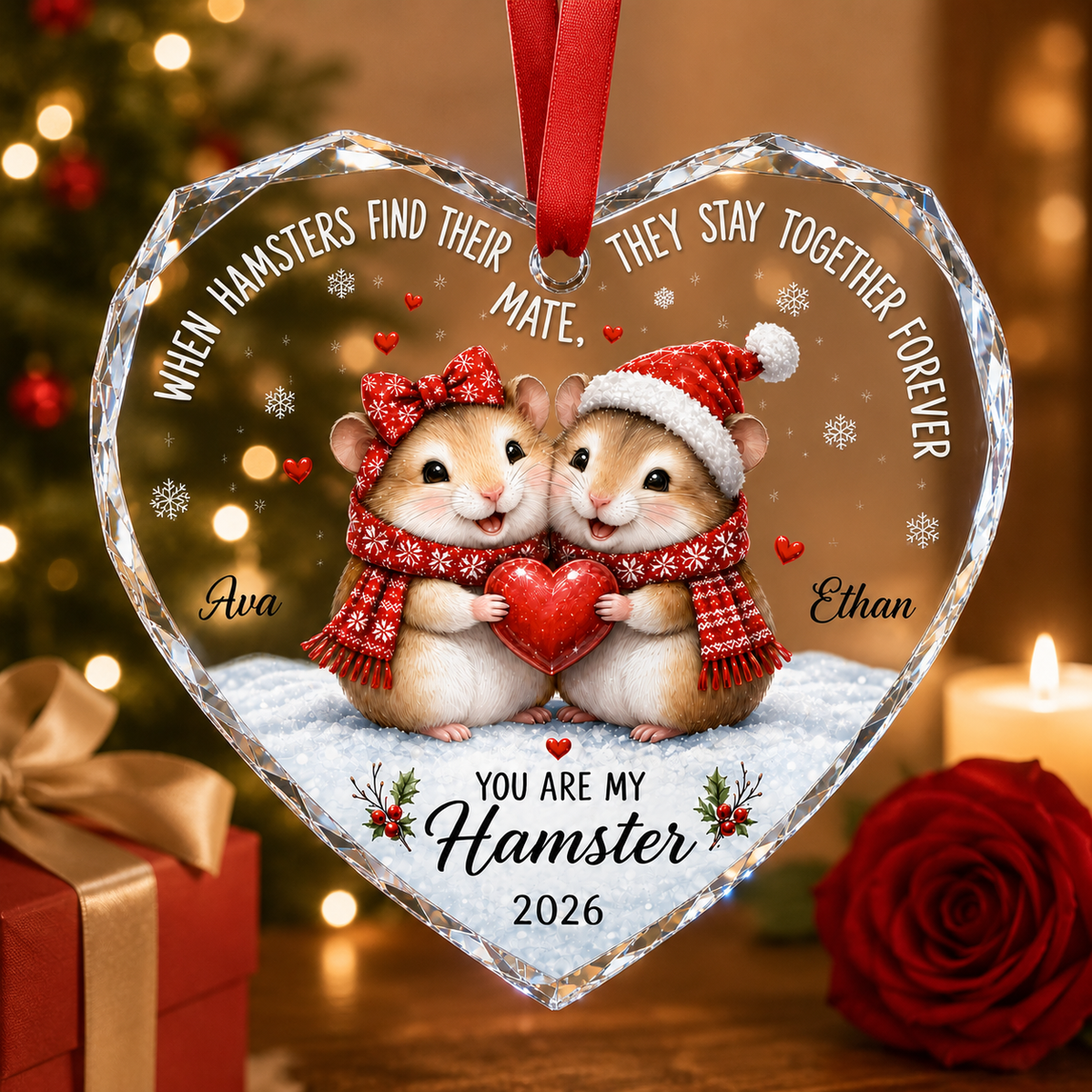 Custom Animal Couple Hamster