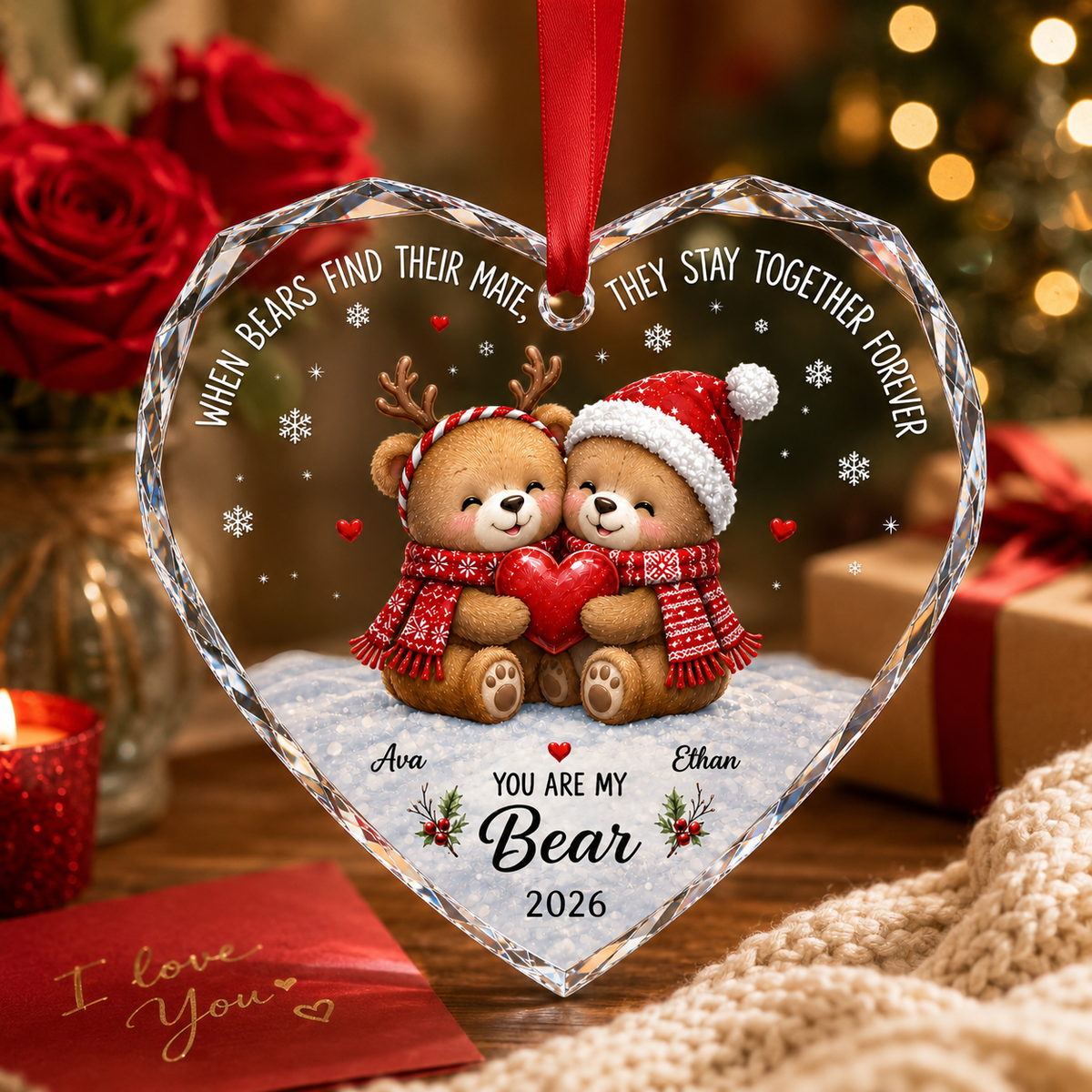 Custom Animal Couple Bear