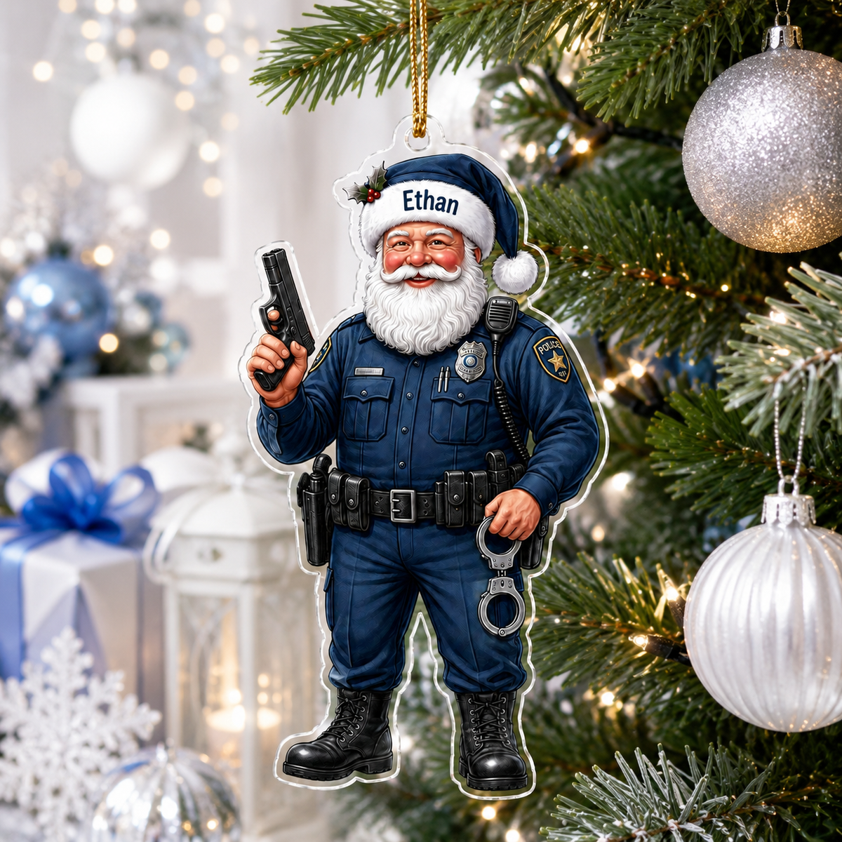 Police Santa In Uniform S1