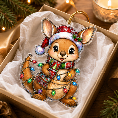Animal With Christmas Led Kangaroo