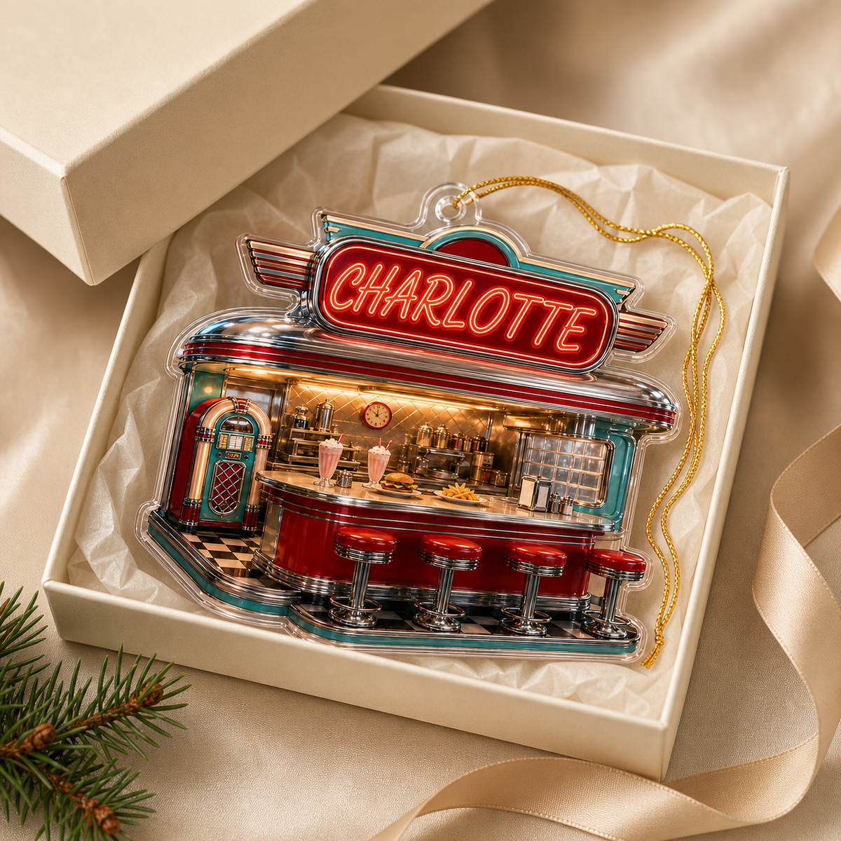 Food Lover Diner Ornament
