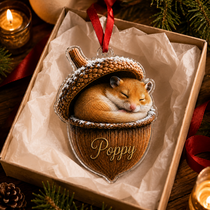 Animal Tree Decor Acrylic Hamster
