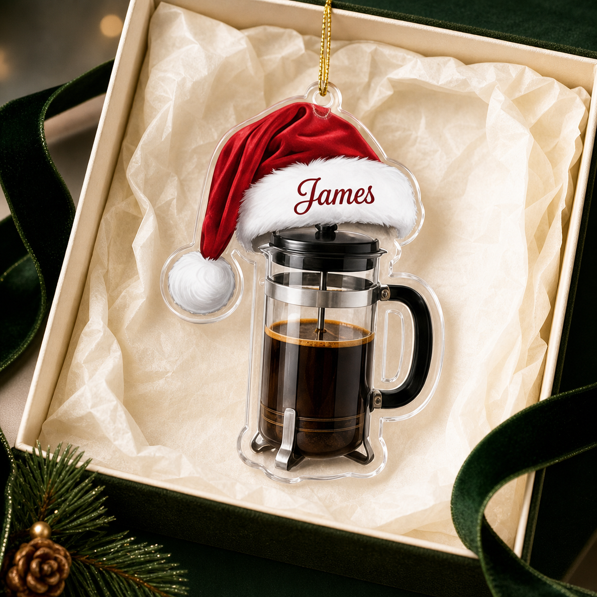 Coffee Equipment Ornament Acrylic French Press TAM