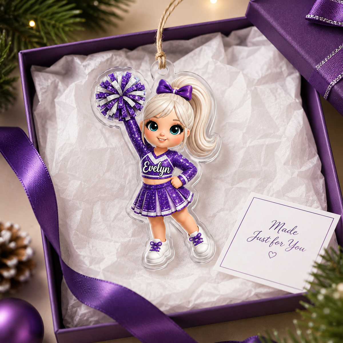 Cheerleading Color Acrylic Style 4