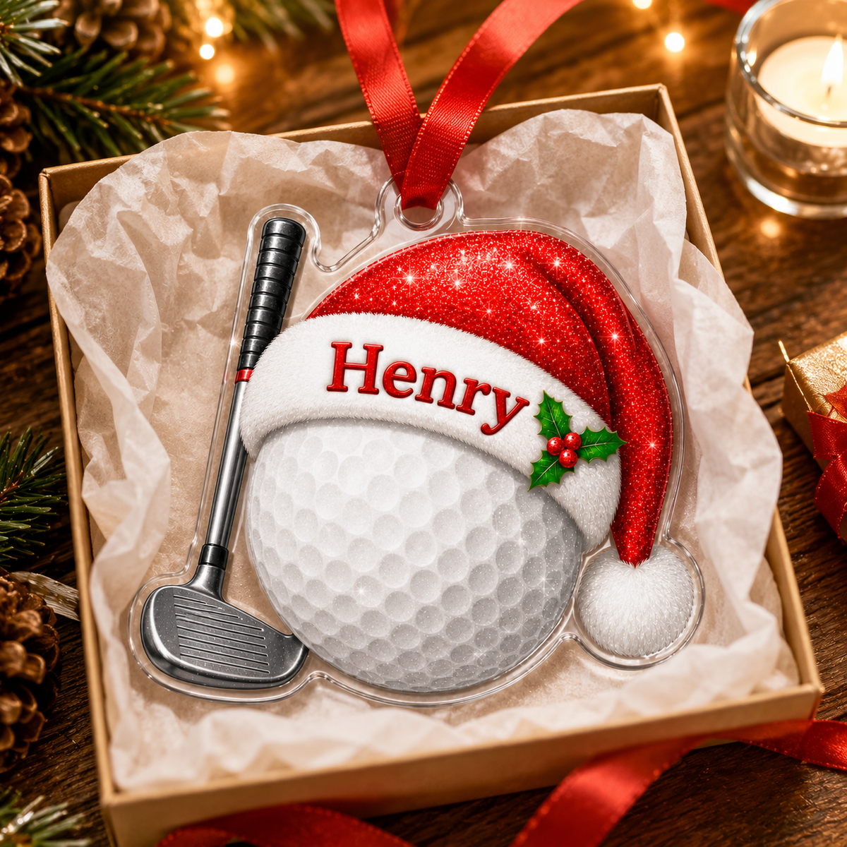 Sport Custome Name Acrylic Golf