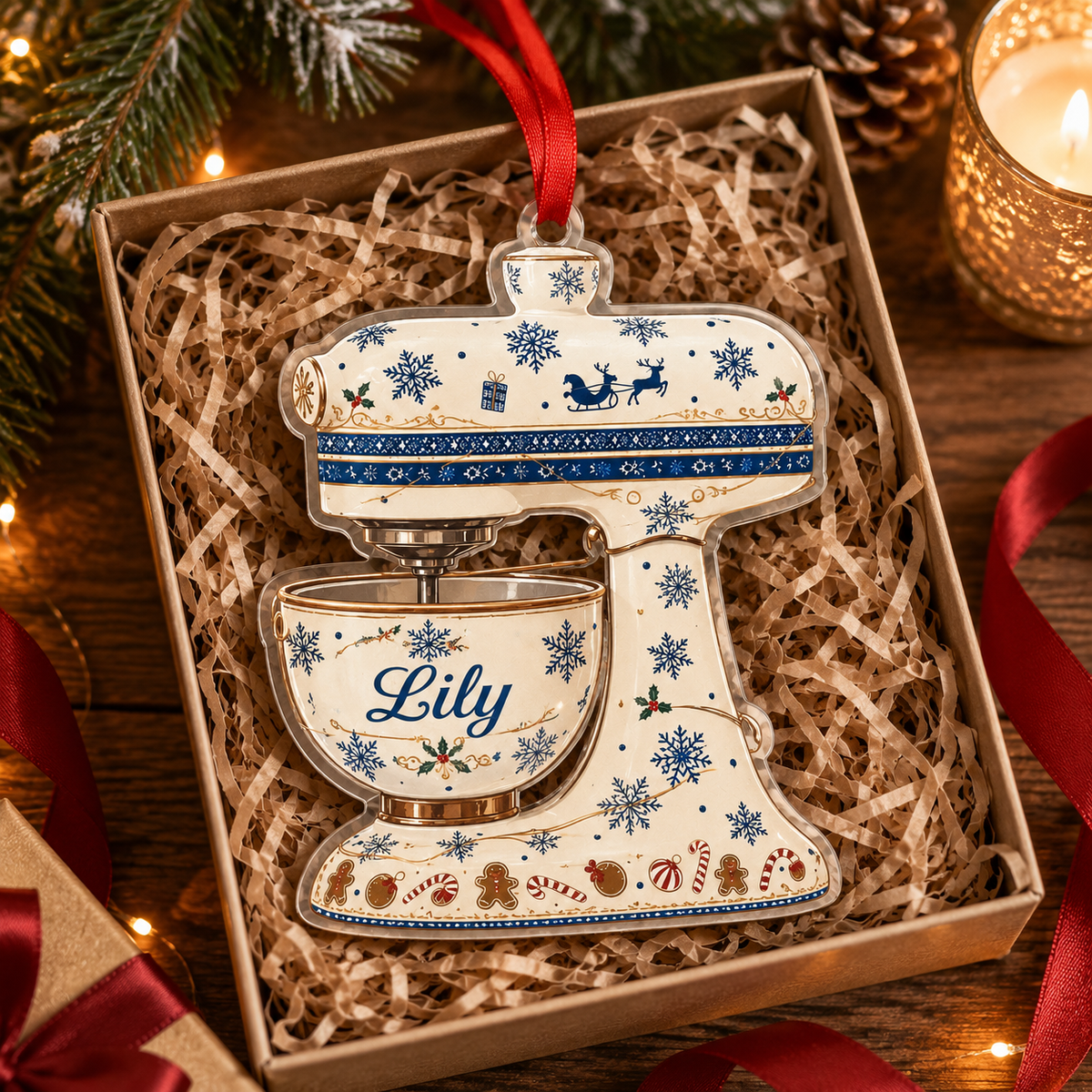 Personalized Kitchen Utensils Acrylic Pottery Dough Mixer
