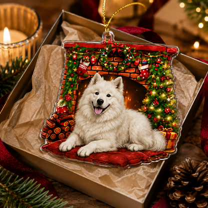 Dog Christmas Tree Samoyed