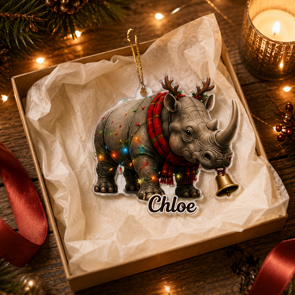 Christmas Animal Rhino
