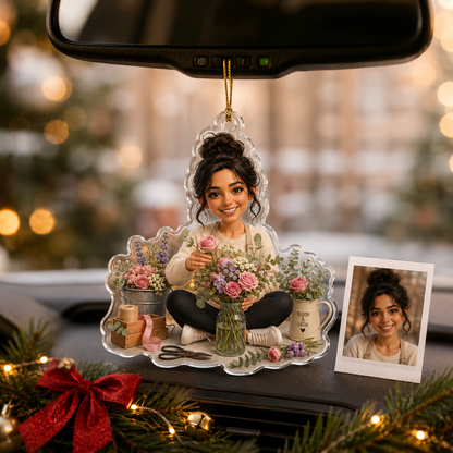 Custom Photo Hobbies Acrylic - Flower Arranging
