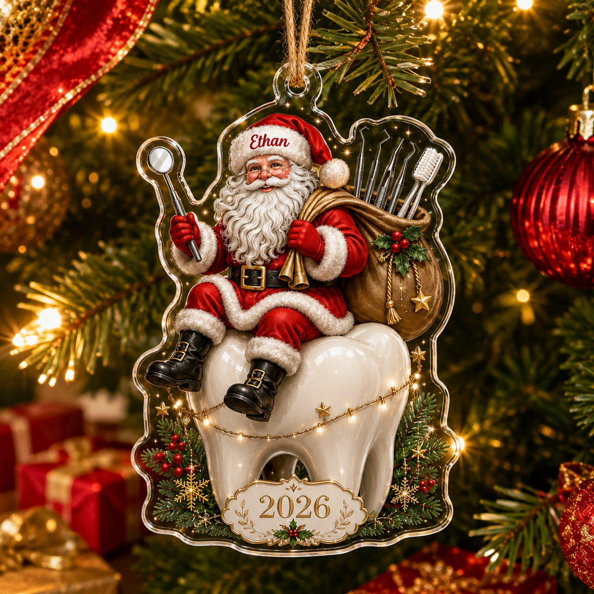 Dental Santa Dentist Tooth Gi