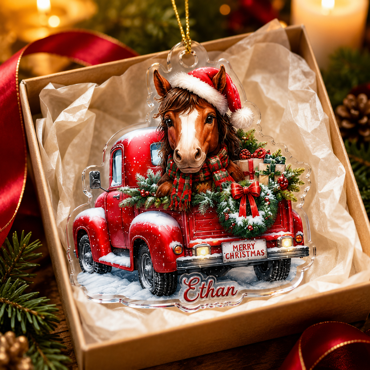 Christmas Farm Horse