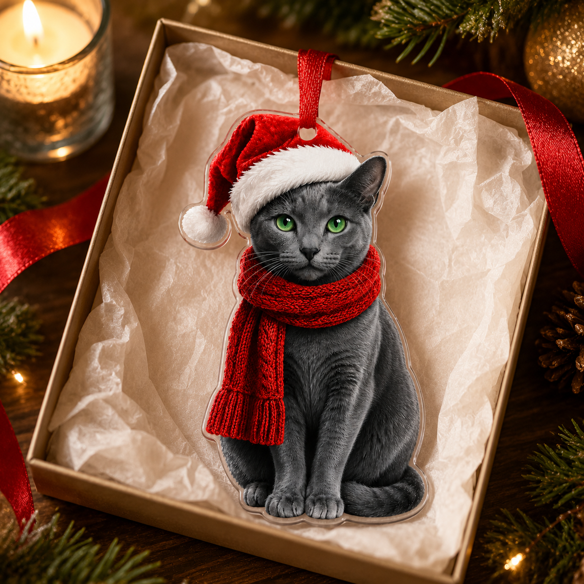 Noel Cat Russian Blue