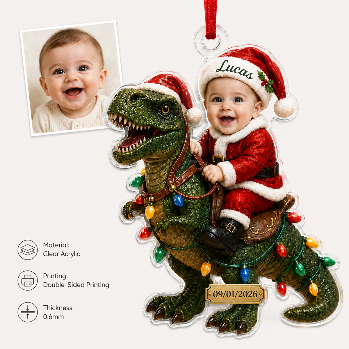 Baby Photo Dinosour