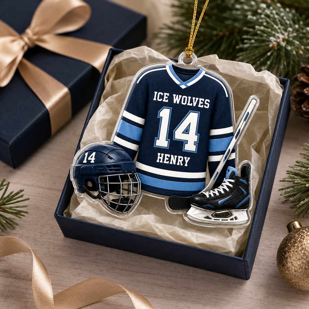 Hockey Acrylic Style 4