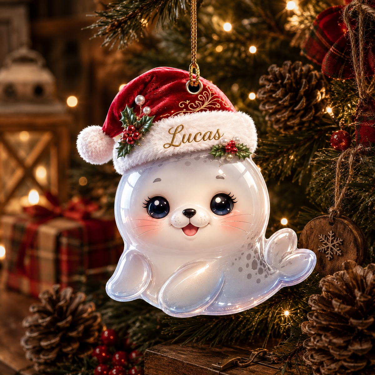 Animal With Santa Hat Seal