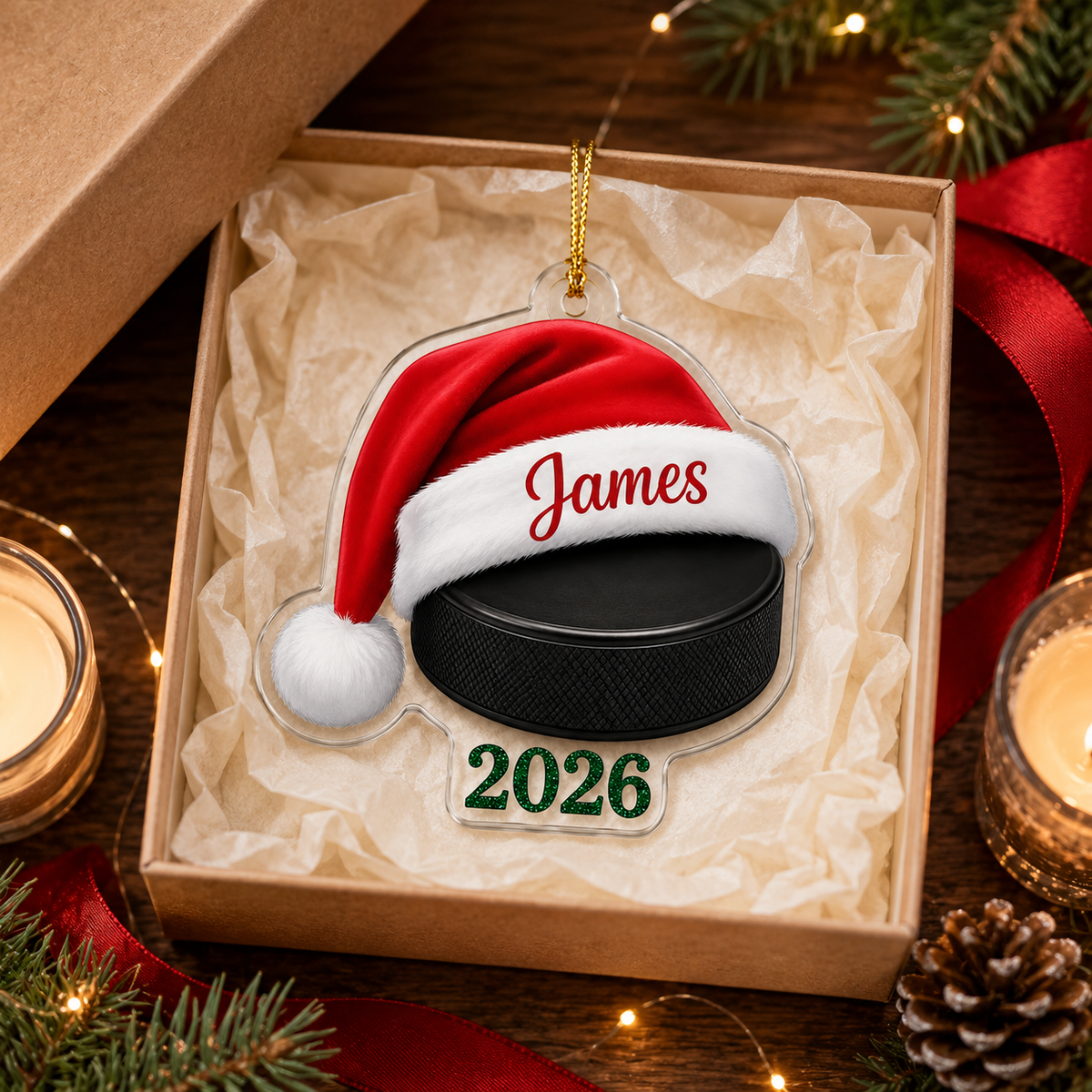 Christmas Sports 2026 Ice Hockey Acrylic
