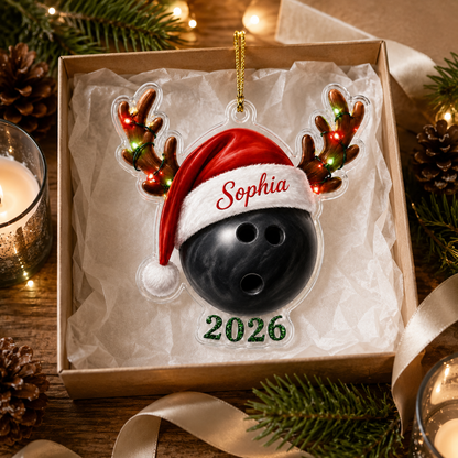 Christmas Sports 2026 Bowling Acrylic