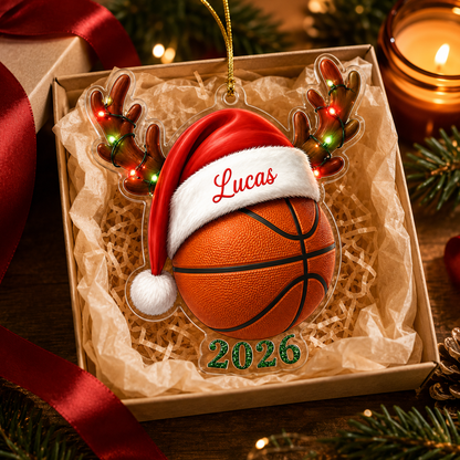 Christmas Sports 2026 Basketball Acrylic
