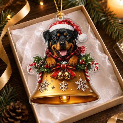 Dog Christmas Bell Rottweiler