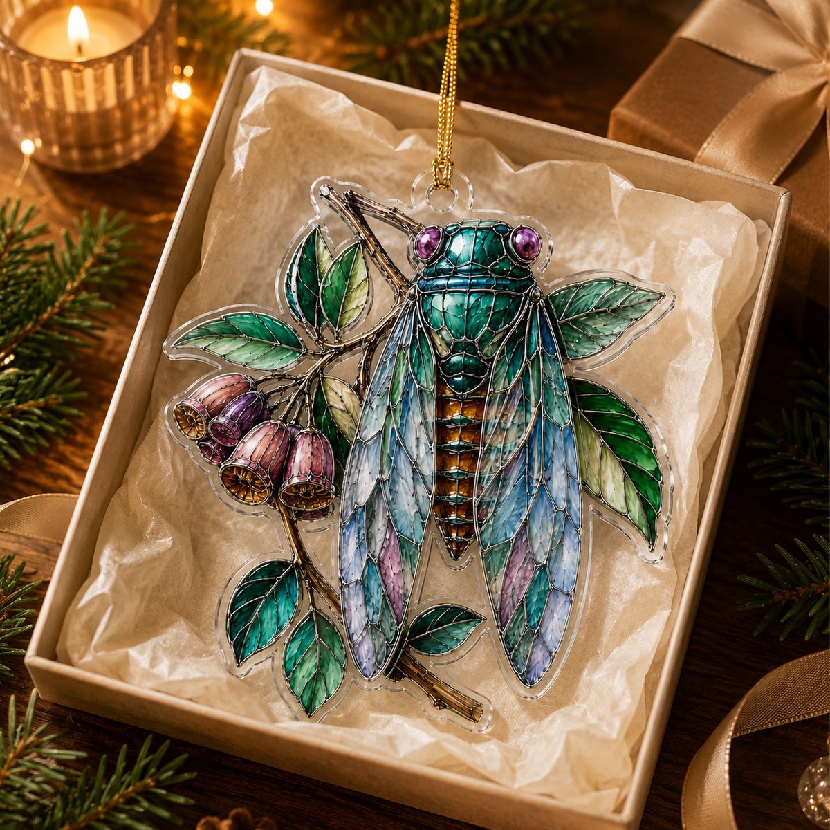 Bird With Flower Cicada